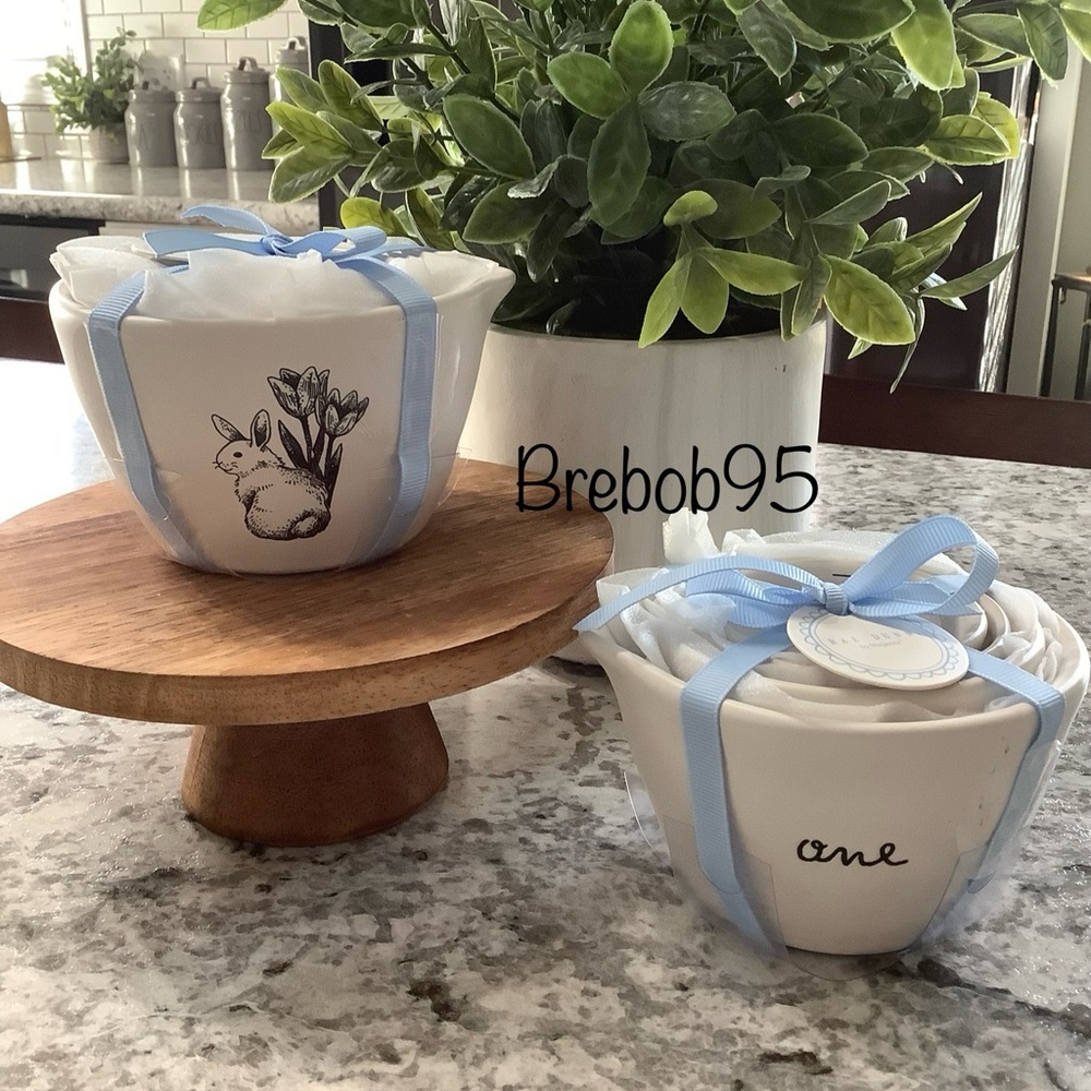 Rae Dunn Artisan Collection 2024 Bunny Sketch Easter Measuring Cups